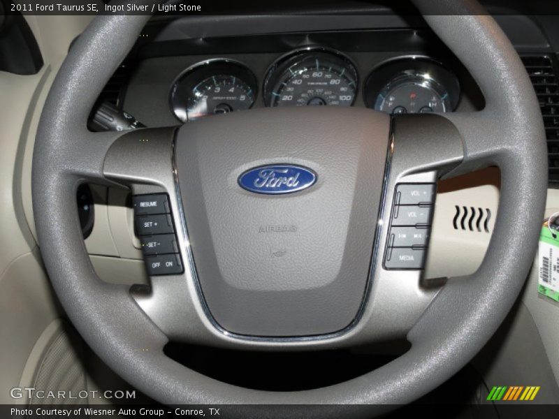 Ingot Silver / Light Stone 2011 Ford Taurus SE
