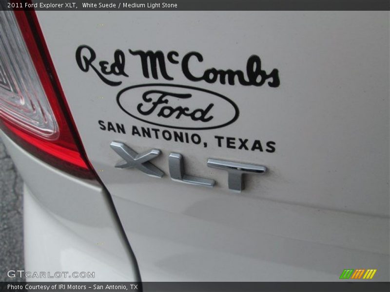 White Suede / Medium Light Stone 2011 Ford Explorer XLT