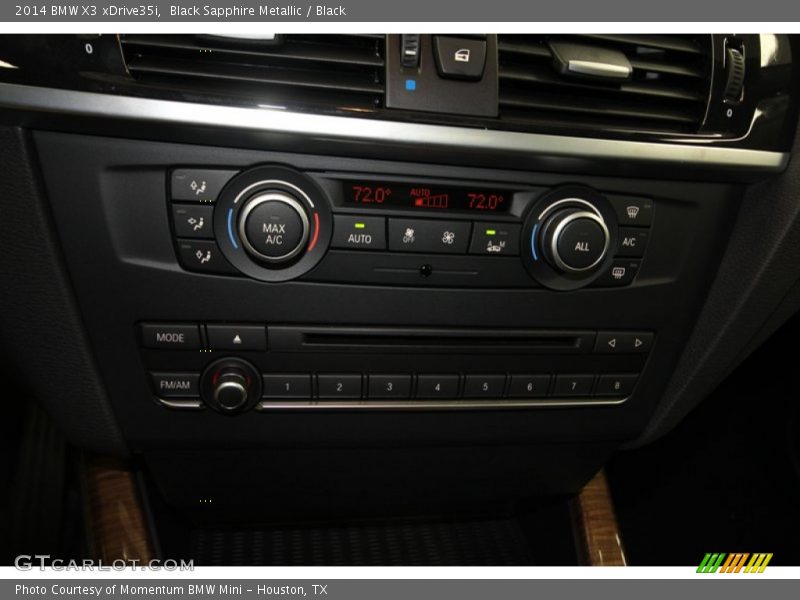 Black Sapphire Metallic / Black 2014 BMW X3 xDrive35i
