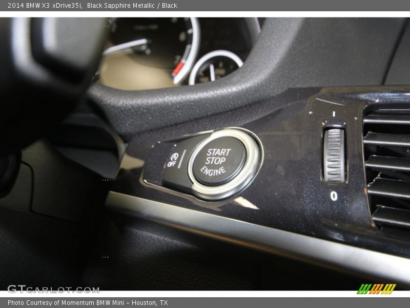 Black Sapphire Metallic / Black 2014 BMW X3 xDrive35i