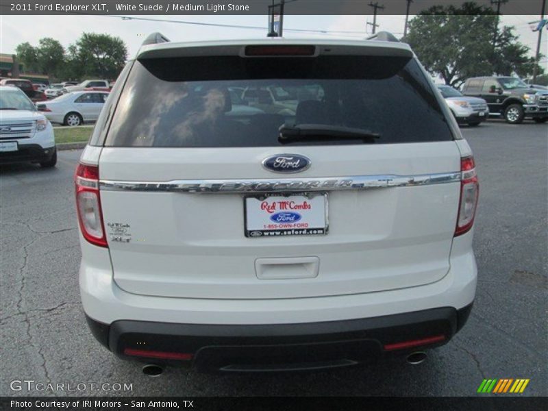 White Suede / Medium Light Stone 2011 Ford Explorer XLT