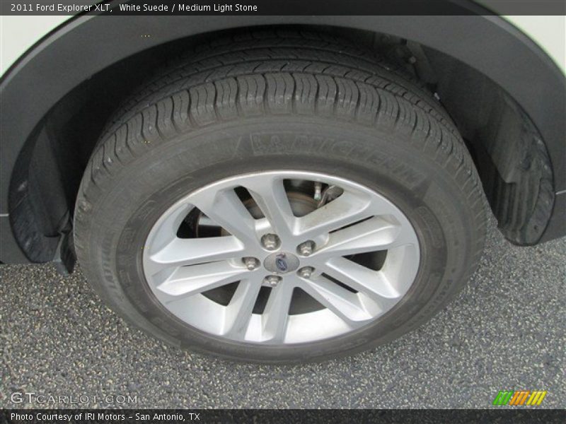 White Suede / Medium Light Stone 2011 Ford Explorer XLT