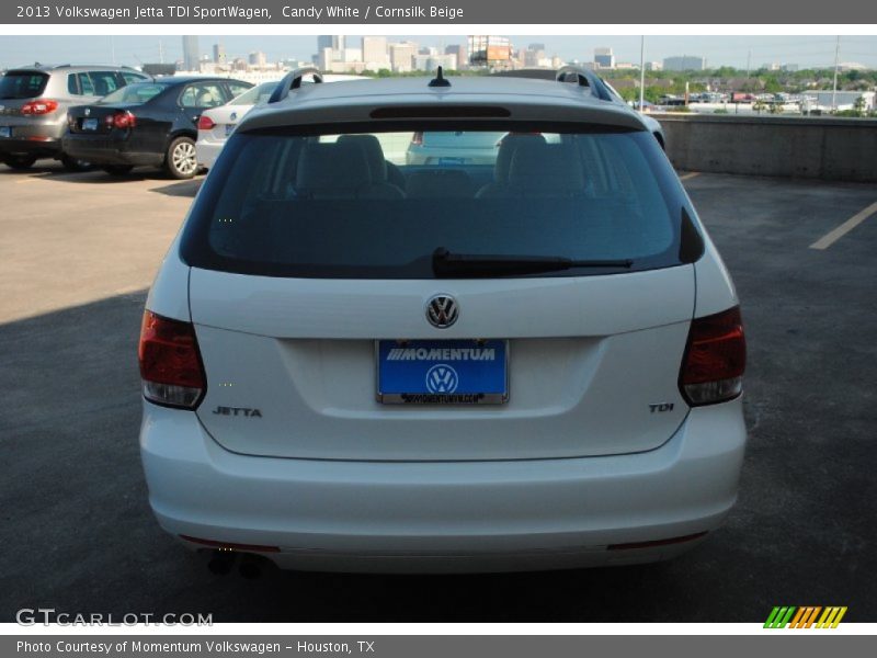 Candy White / Cornsilk Beige 2013 Volkswagen Jetta TDI SportWagen