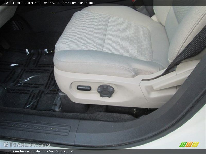 White Suede / Medium Light Stone 2011 Ford Explorer XLT