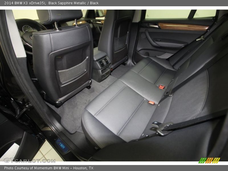 Black Sapphire Metallic / Black 2014 BMW X3 xDrive35i