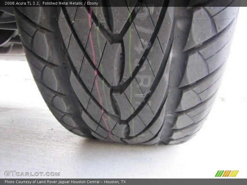 Polished Metal Metallic / Ebony 2008 Acura TL 3.2
