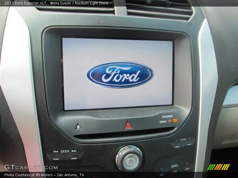 White Suede / Medium Light Stone 2011 Ford Explorer XLT