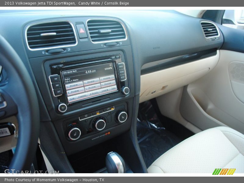 Candy White / Cornsilk Beige 2013 Volkswagen Jetta TDI SportWagen