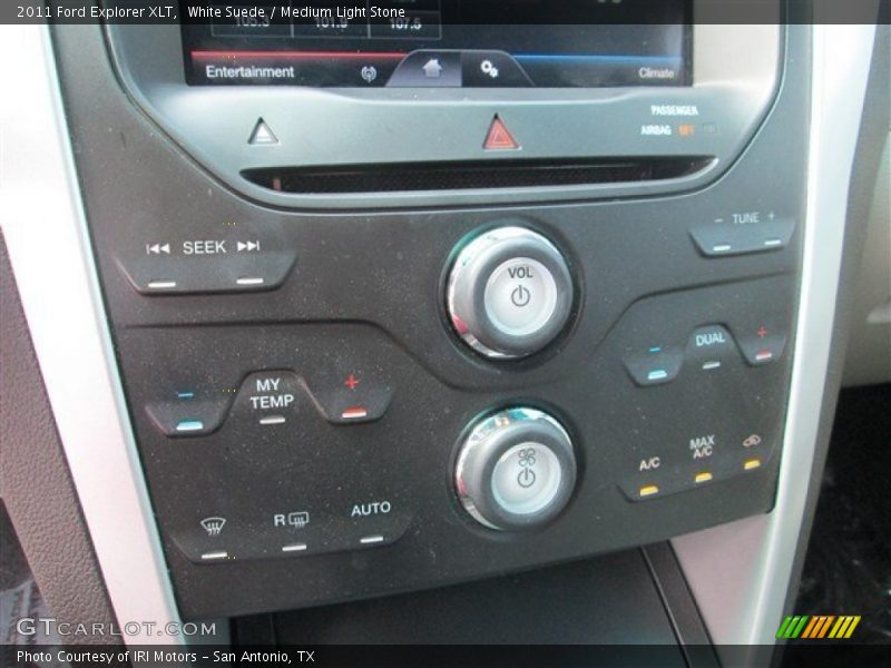 White Suede / Medium Light Stone 2011 Ford Explorer XLT