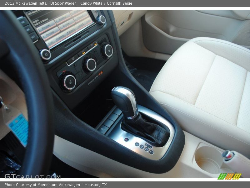 Candy White / Cornsilk Beige 2013 Volkswagen Jetta TDI SportWagen