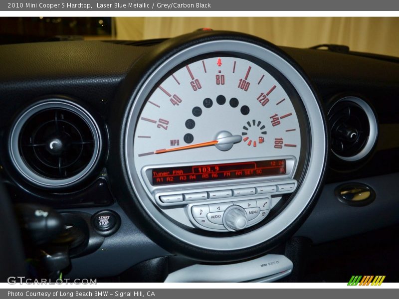 Laser Blue Metallic / Grey/Carbon Black 2010 Mini Cooper S Hardtop