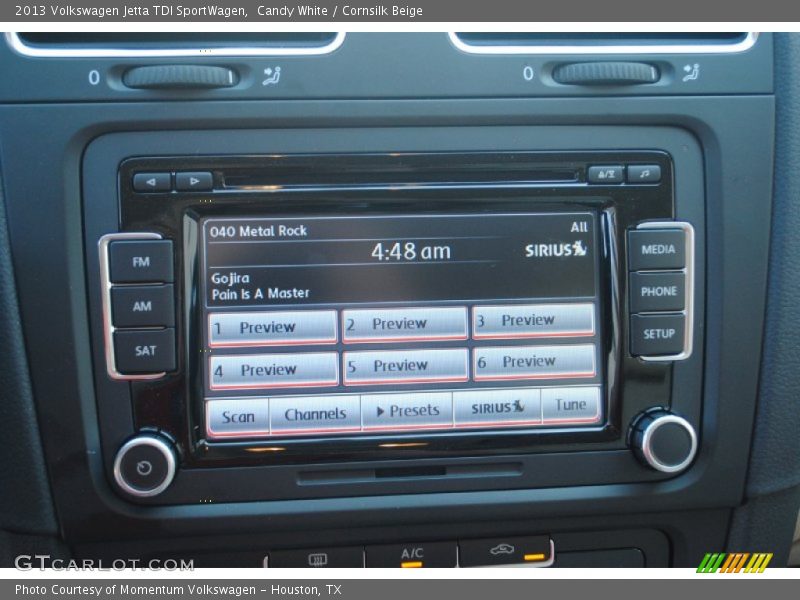 Candy White / Cornsilk Beige 2013 Volkswagen Jetta TDI SportWagen