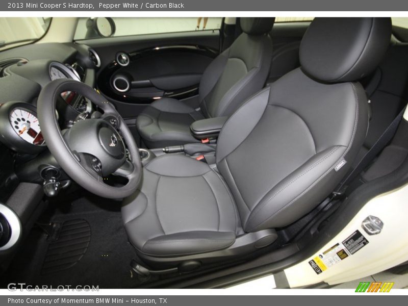 Pepper White / Carbon Black 2013 Mini Cooper S Hardtop