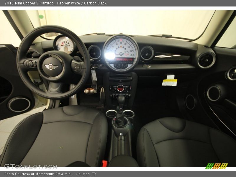 Pepper White / Carbon Black 2013 Mini Cooper S Hardtop