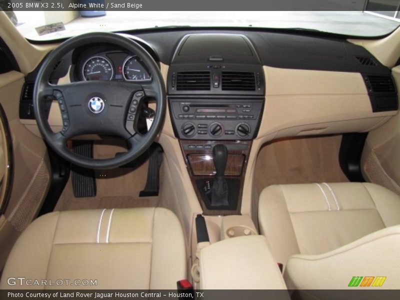 Alpine White / Sand Beige 2005 BMW X3 2.5i