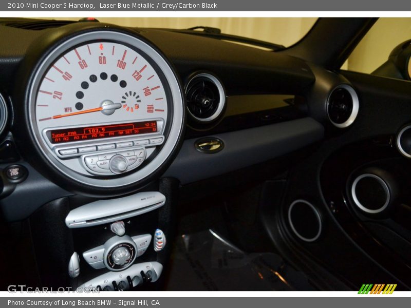 Laser Blue Metallic / Grey/Carbon Black 2010 Mini Cooper S Hardtop