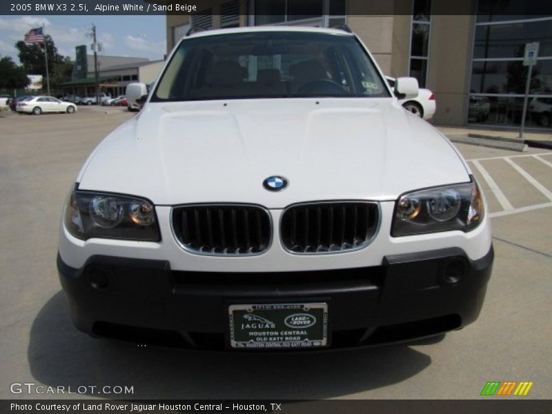 Alpine White / Sand Beige 2005 BMW X3 2.5i