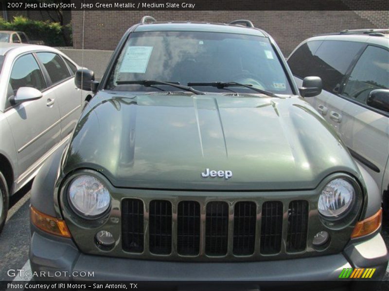 Jeep Green Metallic / Medium Slate Gray 2007 Jeep Liberty Sport