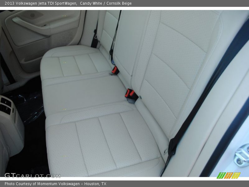 Candy White / Cornsilk Beige 2013 Volkswagen Jetta TDI SportWagen