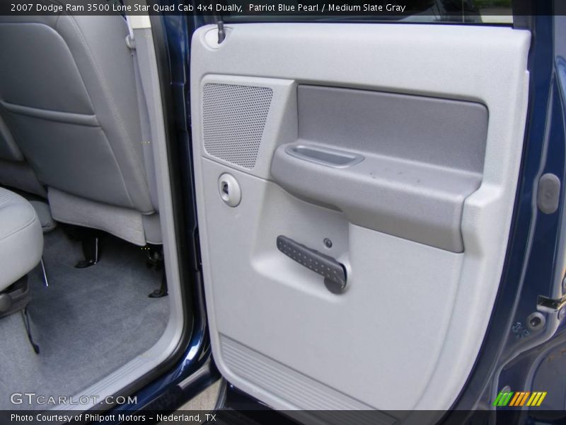 Patriot Blue Pearl / Medium Slate Gray 2007 Dodge Ram 3500 Lone Star Quad Cab 4x4 Dually