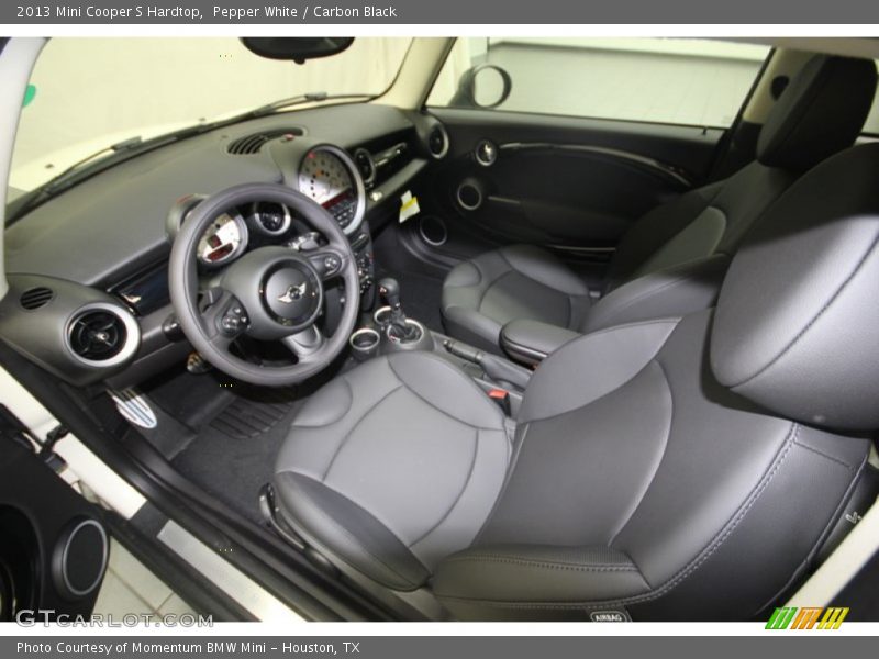 Pepper White / Carbon Black 2013 Mini Cooper S Hardtop