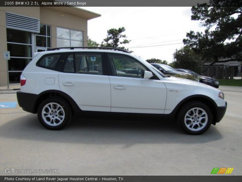 Alpine White / Sand Beige 2005 BMW X3 2.5i
