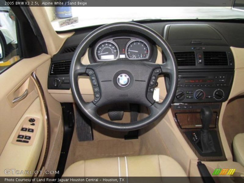 Alpine White / Sand Beige 2005 BMW X3 2.5i