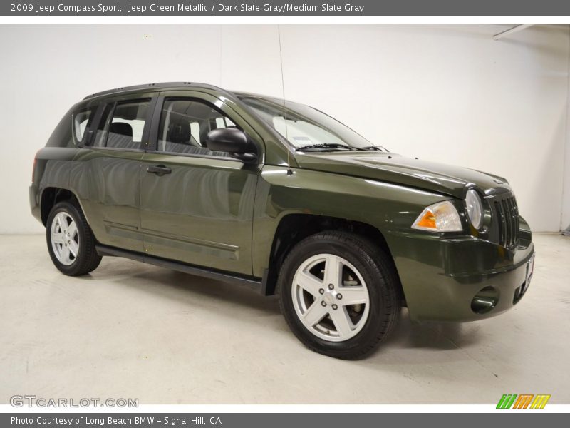 Jeep Green Metallic / Dark Slate Gray/Medium Slate Gray 2009 Jeep Compass Sport