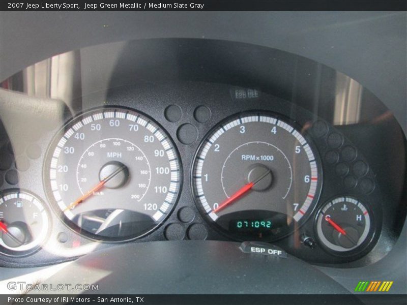 Jeep Green Metallic / Medium Slate Gray 2007 Jeep Liberty Sport