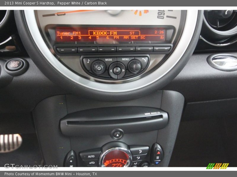 Pepper White / Carbon Black 2013 Mini Cooper S Hardtop