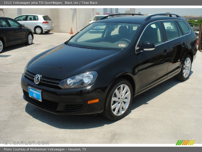 Black Uni / Titan Black 2013 Volkswagen Jetta TDI SportWagen