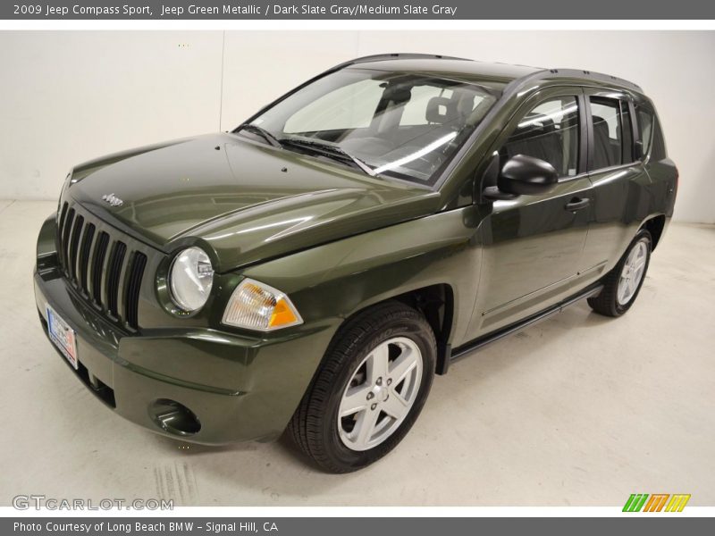 Jeep Green Metallic / Dark Slate Gray/Medium Slate Gray 2009 Jeep Compass Sport