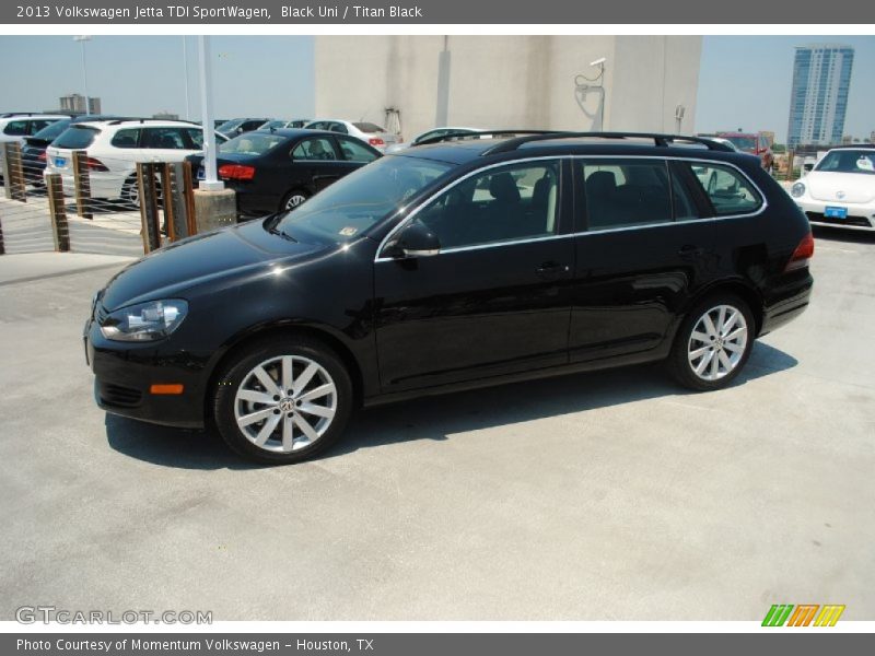 Black Uni / Titan Black 2013 Volkswagen Jetta TDI SportWagen