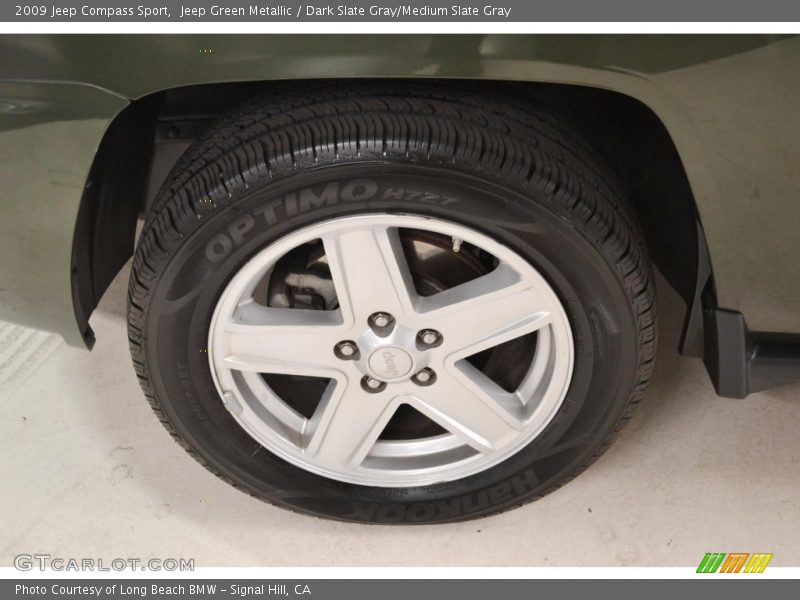 Jeep Green Metallic / Dark Slate Gray/Medium Slate Gray 2009 Jeep Compass Sport