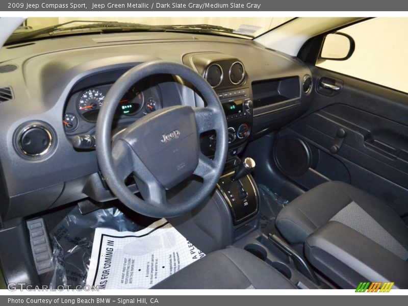 Jeep Green Metallic / Dark Slate Gray/Medium Slate Gray 2009 Jeep Compass Sport