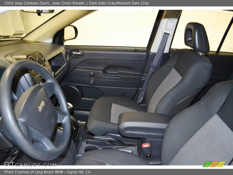 Jeep Green Metallic / Dark Slate Gray/Medium Slate Gray 2009 Jeep Compass Sport