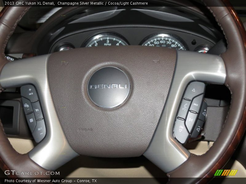 Champagne Silver Metallic / Cocoa/Light Cashmere 2013 GMC Yukon XL Denali