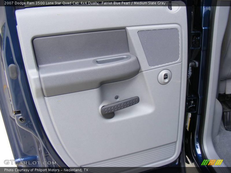 Patriot Blue Pearl / Medium Slate Gray 2007 Dodge Ram 3500 Lone Star Quad Cab 4x4 Dually