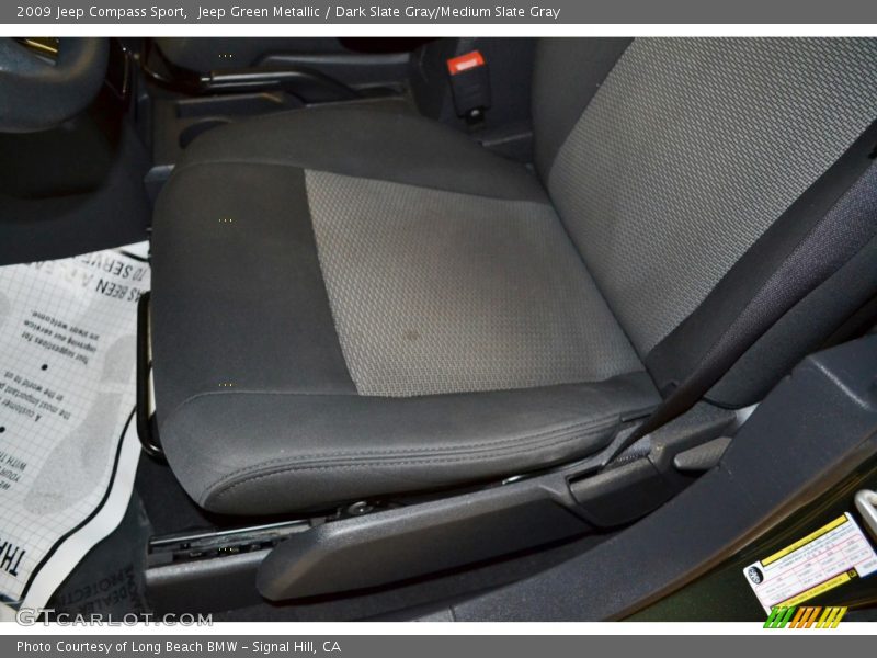 Jeep Green Metallic / Dark Slate Gray/Medium Slate Gray 2009 Jeep Compass Sport