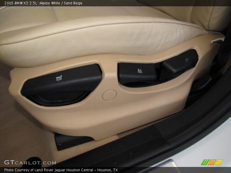 Alpine White / Sand Beige 2005 BMW X3 2.5i