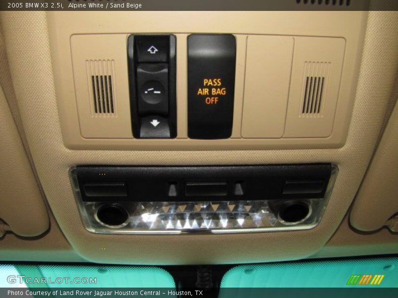Alpine White / Sand Beige 2005 BMW X3 2.5i
