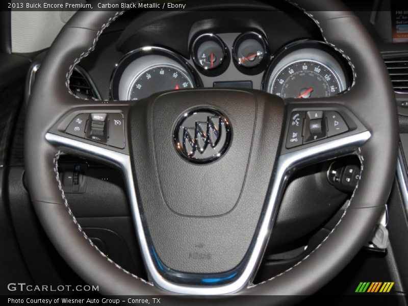 Carbon Black Metallic / Ebony 2013 Buick Encore Premium