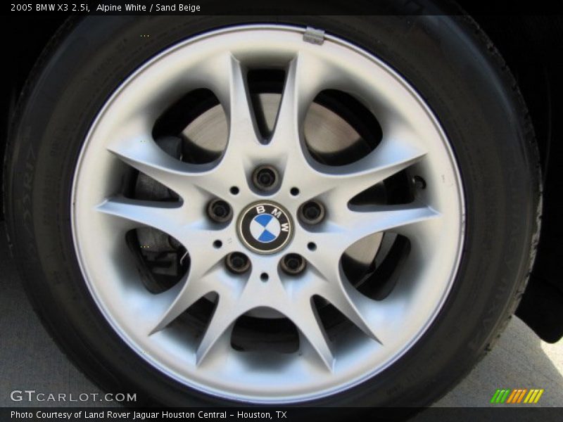 Alpine White / Sand Beige 2005 BMW X3 2.5i