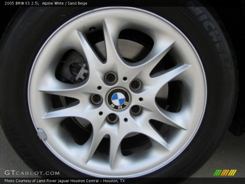 Alpine White / Sand Beige 2005 BMW X3 2.5i
