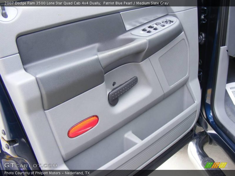 Patriot Blue Pearl / Medium Slate Gray 2007 Dodge Ram 3500 Lone Star Quad Cab 4x4 Dually
