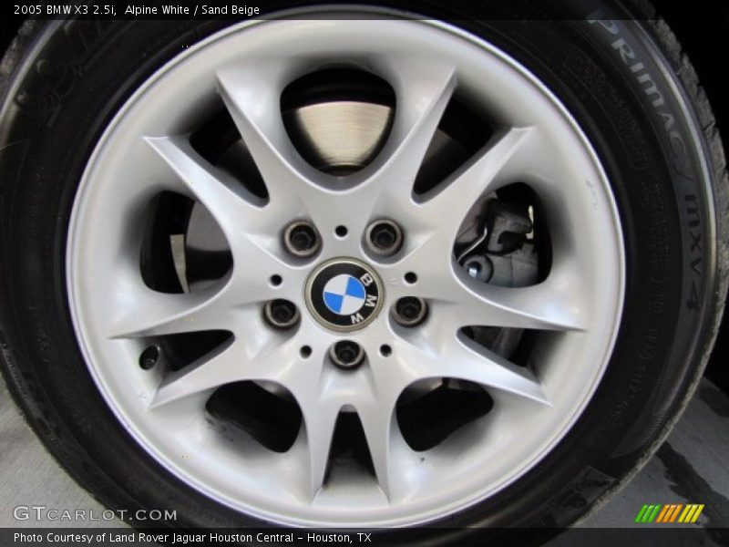Alpine White / Sand Beige 2005 BMW X3 2.5i