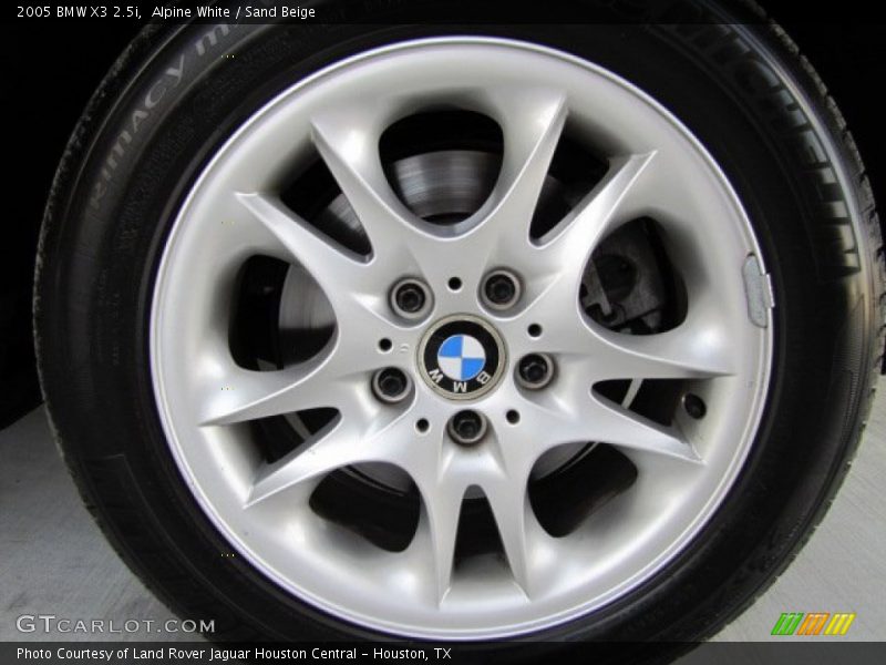 Alpine White / Sand Beige 2005 BMW X3 2.5i