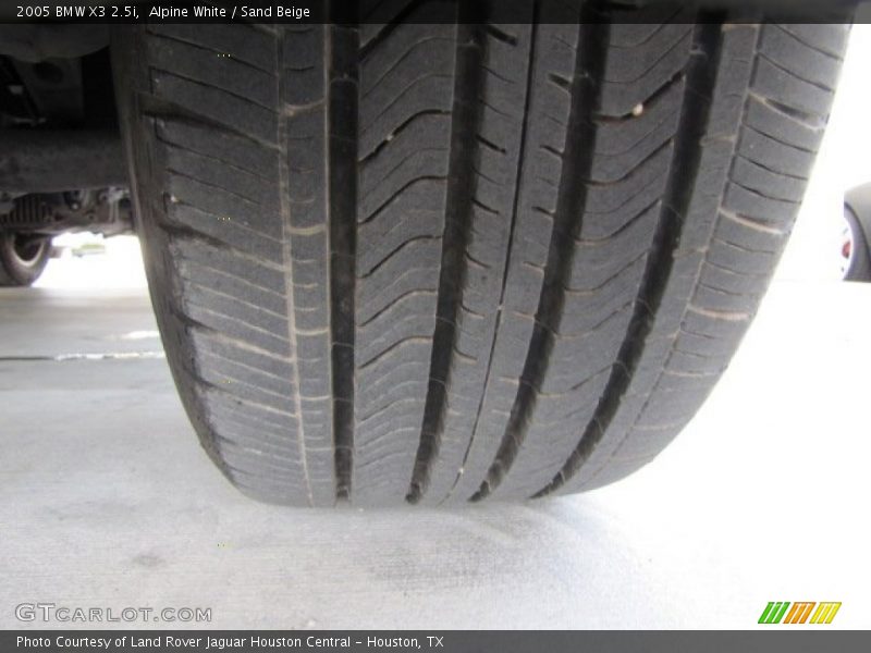 Alpine White / Sand Beige 2005 BMW X3 2.5i
