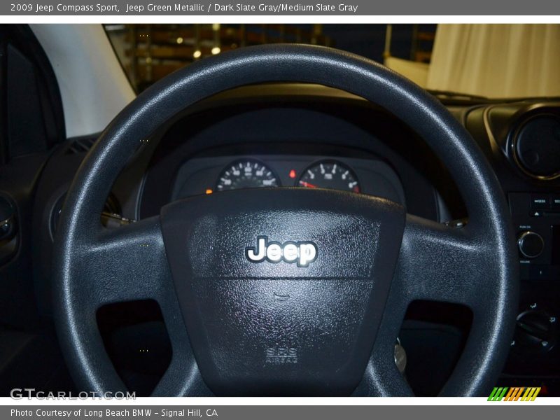Jeep Green Metallic / Dark Slate Gray/Medium Slate Gray 2009 Jeep Compass Sport