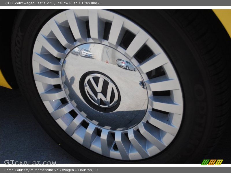 Yellow Rush / Titan Black 2013 Volkswagen Beetle 2.5L